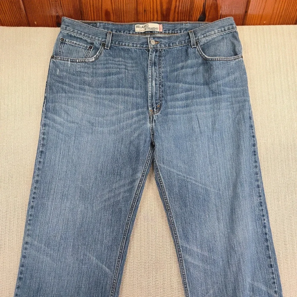 Levi's‎ 559 Jeans Mens 42x36 Blue Denim Relaxed Straight Leg Medium Wash